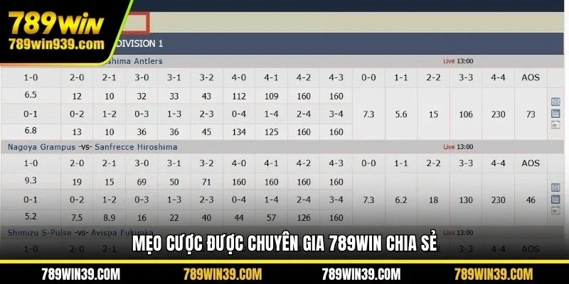 Mẹo cược được chuyên gia 789win chia sẻ