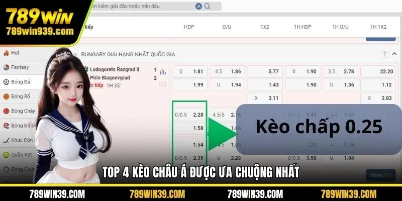 Top 4 kèo châu Á được ưa chuộng nhất